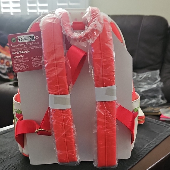 Loungefly Strawberry Shortcake Mini Backpack and Wallet - Picture 10 of 10